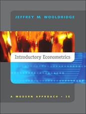 حل تمرین کتاب اقتصادسنجی مقدماتی Wooldridge - ویرایش دوم