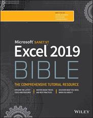 کتاب آموزش نرم افزار اکسل Excel 2019 Bible سال انتشار (2019)